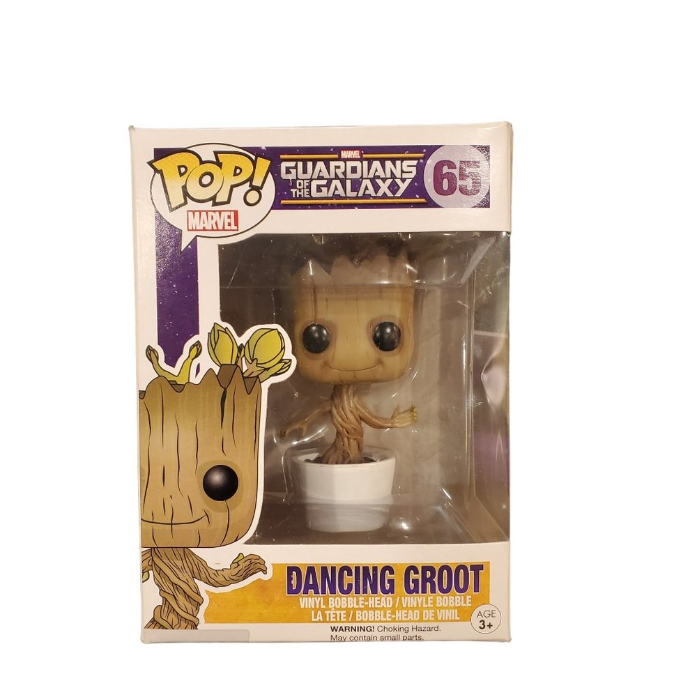 Funko Pop! Marvel Dancing Groot‎ Vinyl Bobblehead. #65.